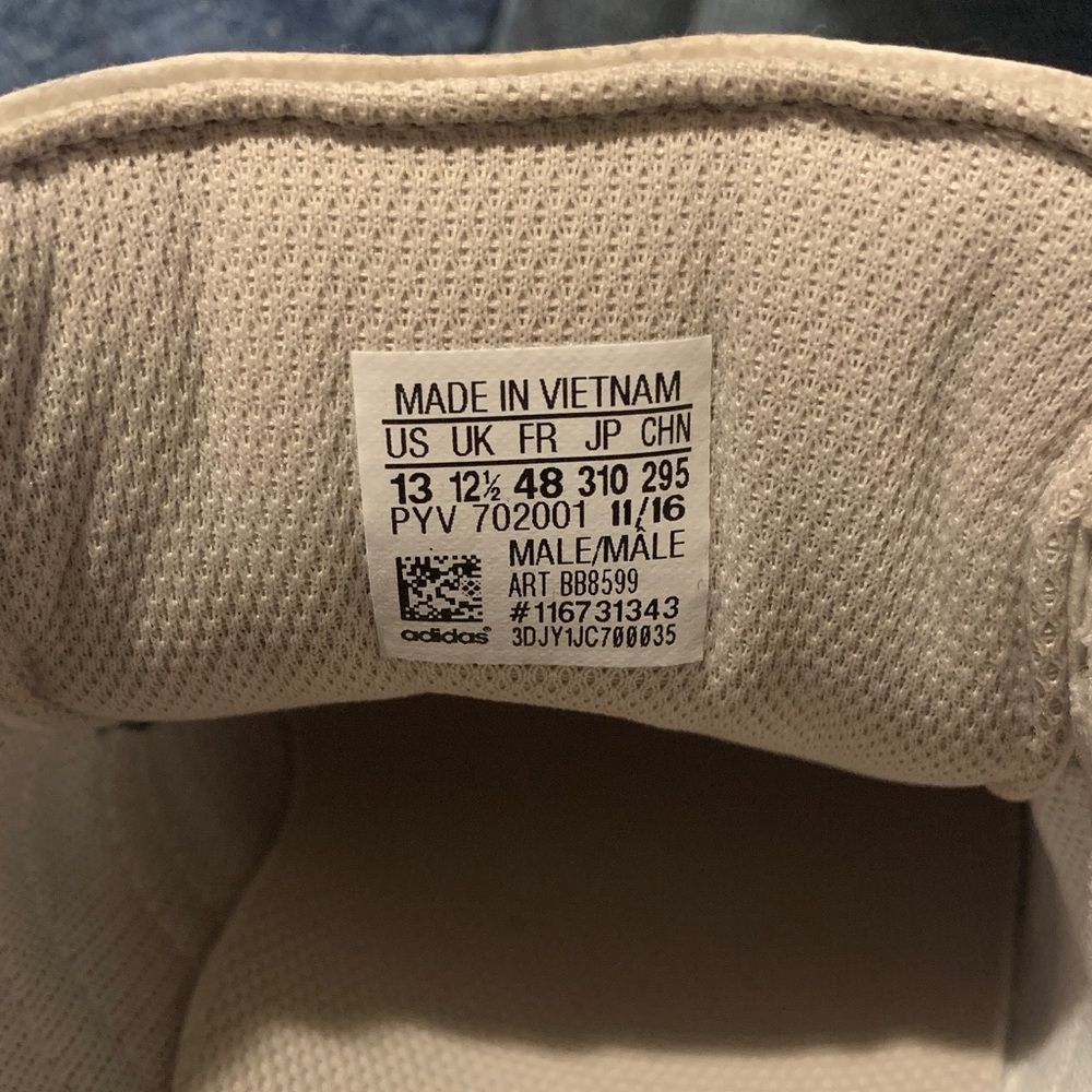 Adidas Gray and White Casual Sneakers - Picture 5 of 5